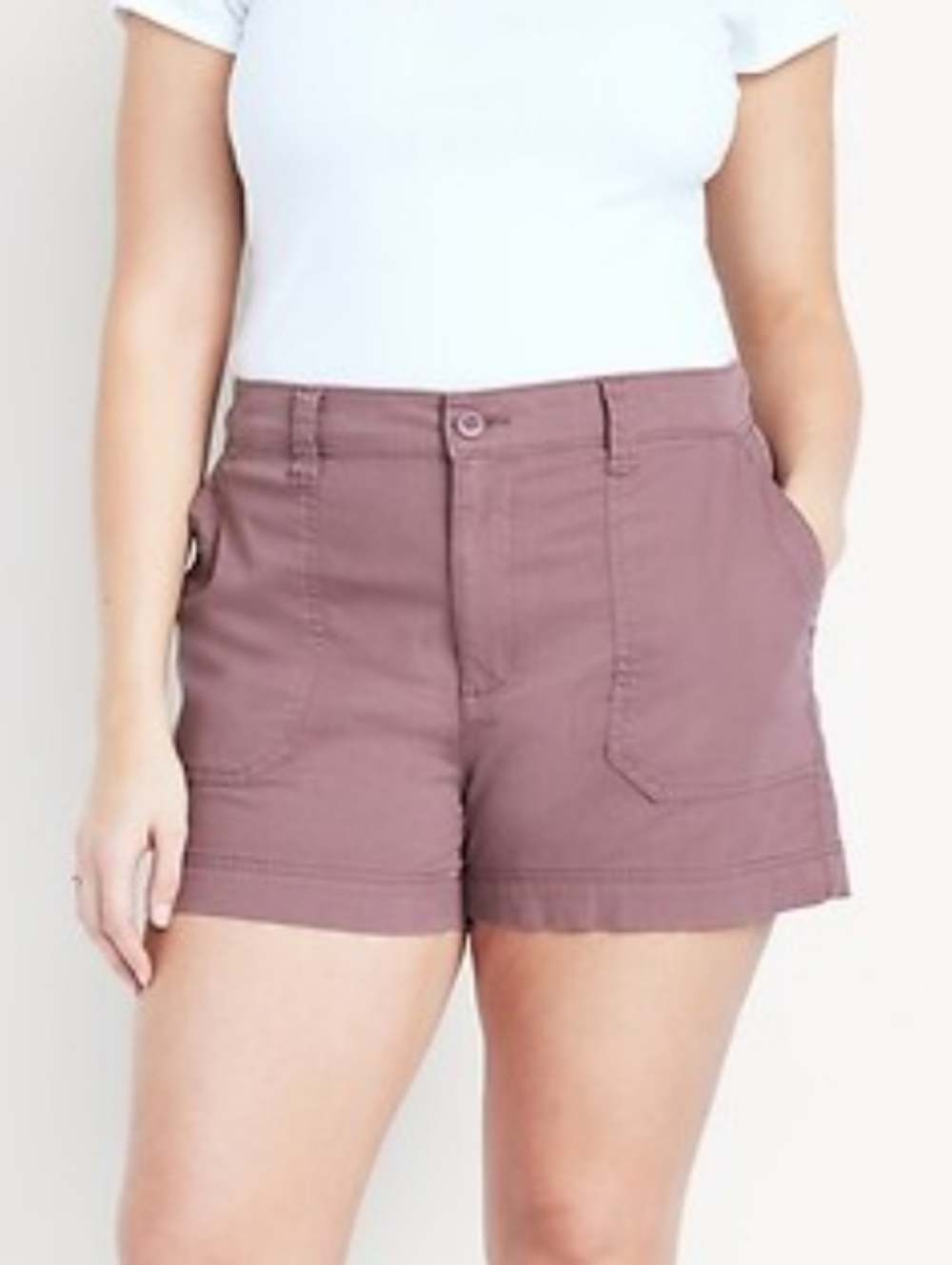 NWT Bundle! 2 Pairs Old Navy High-Waisted OG Chino Shorts - Size M - Picture 3 of 5